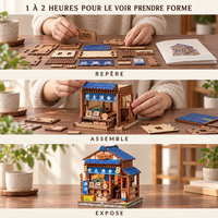 Étapes de montage de La Poissonnerie de Fukuoka